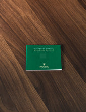 Load image into Gallery viewer, Rolex Guarantee Manual